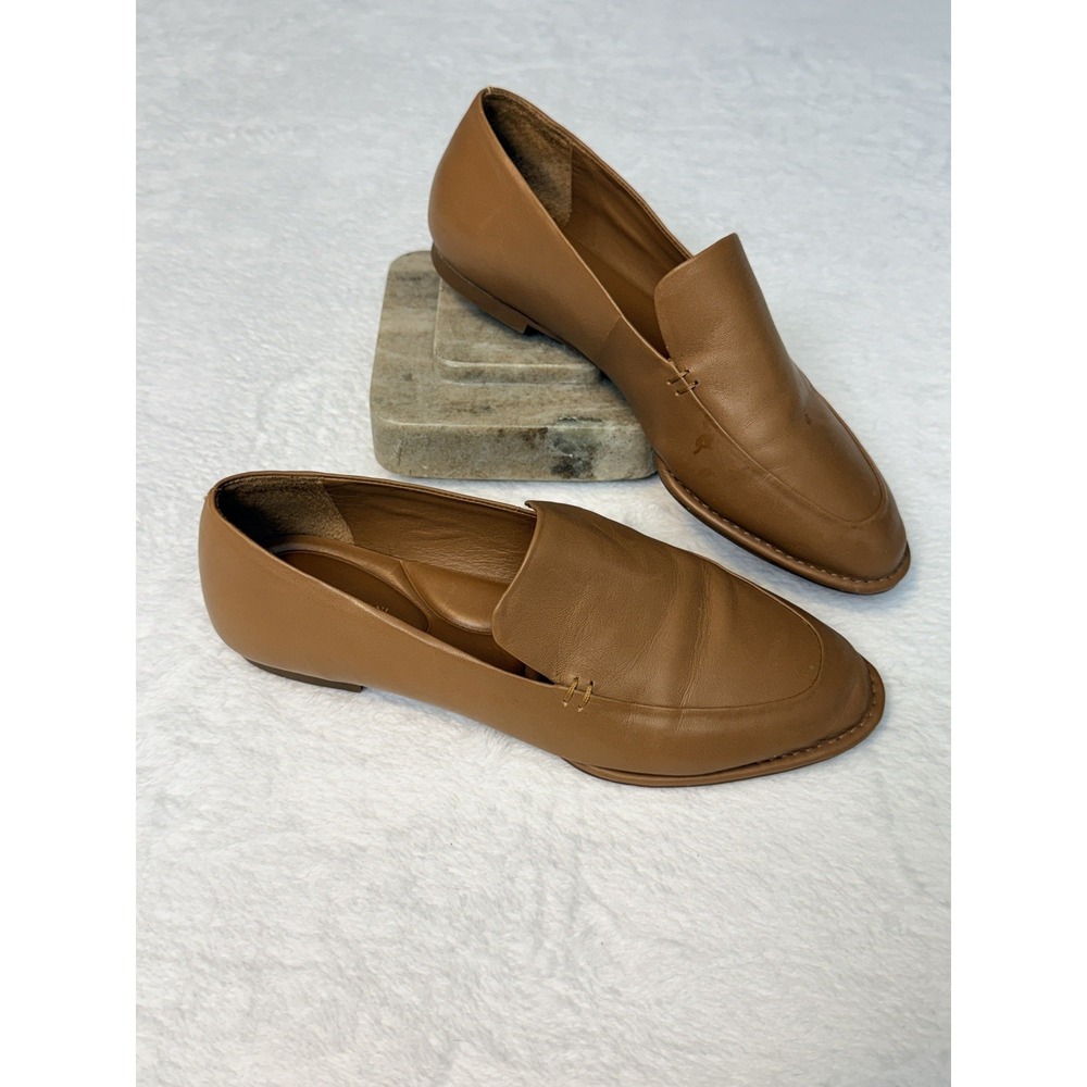 Antonio Melani Brown Glen Leather Slip on Shoes 6M Soft, Flexible, Comfortable - Picture 3 of 6